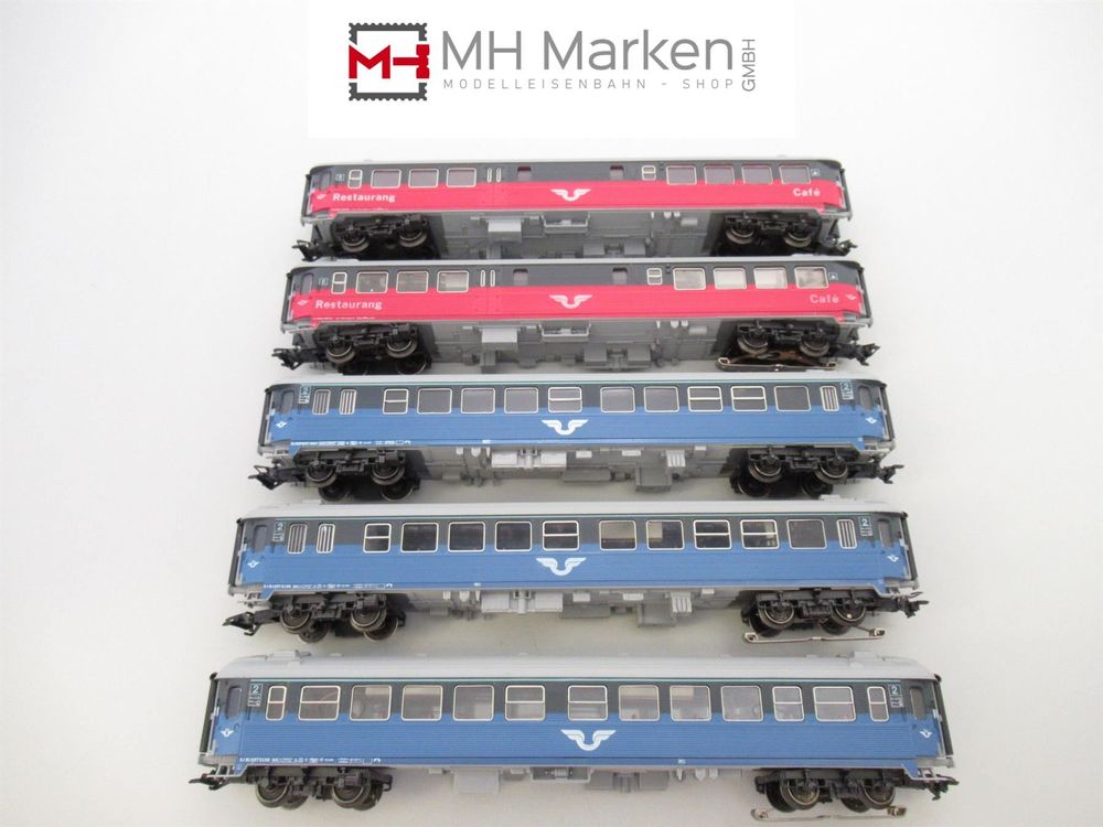 Märklin 3x 4377, 2x 4378, SJ Wagen AC H0 | Kaufen auf Ricardo