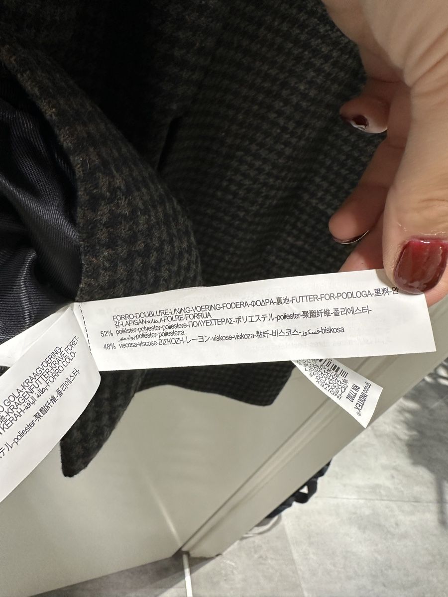 Zara Giacche: Zara Blazer aus Wolle kariert – Nuovo (secondo la descrizione) da Muttenz venduto da Tschulietta_105 4