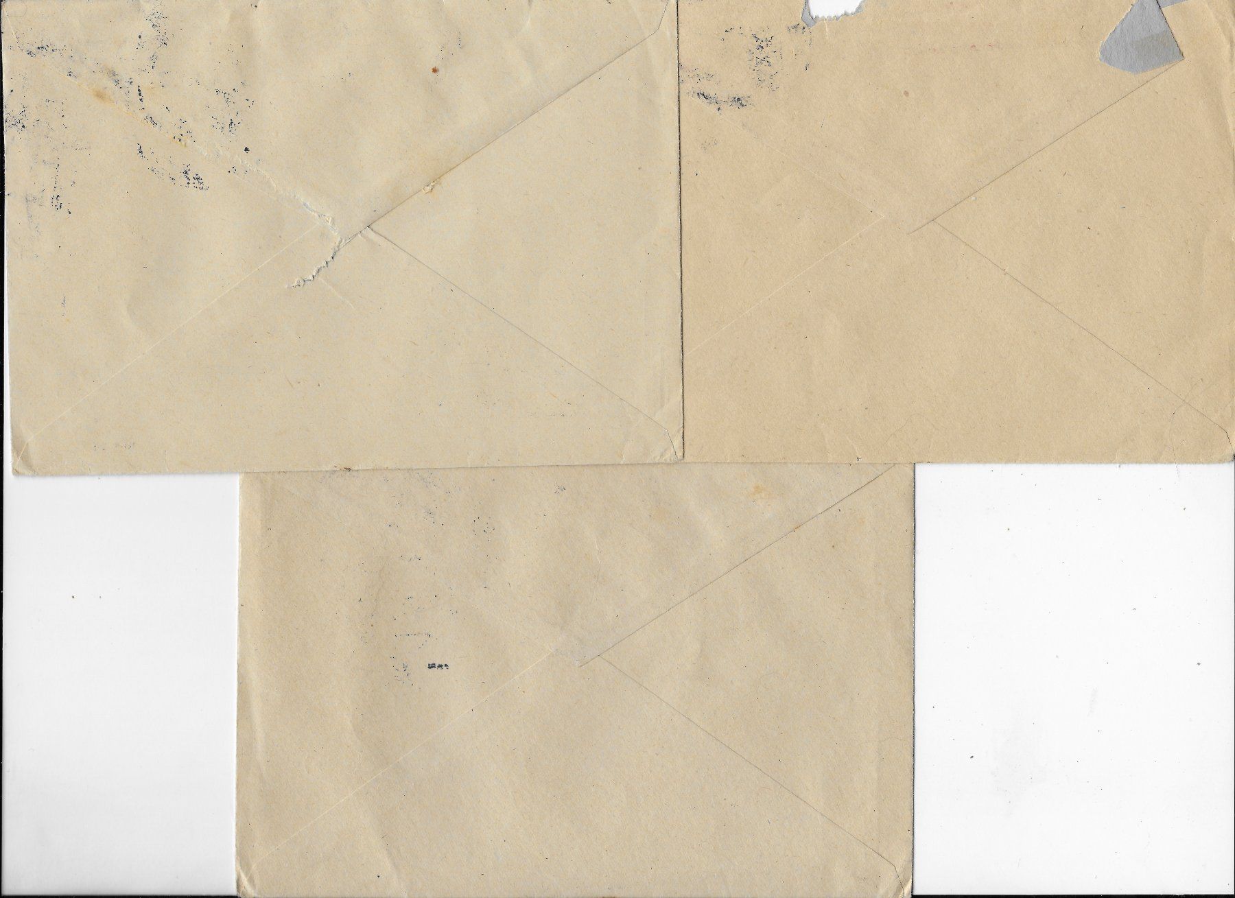 Alle Briefmarken: 3 Briefe Zone Francaise – Gebraucht aus Hefenhofen von Richsalz 1