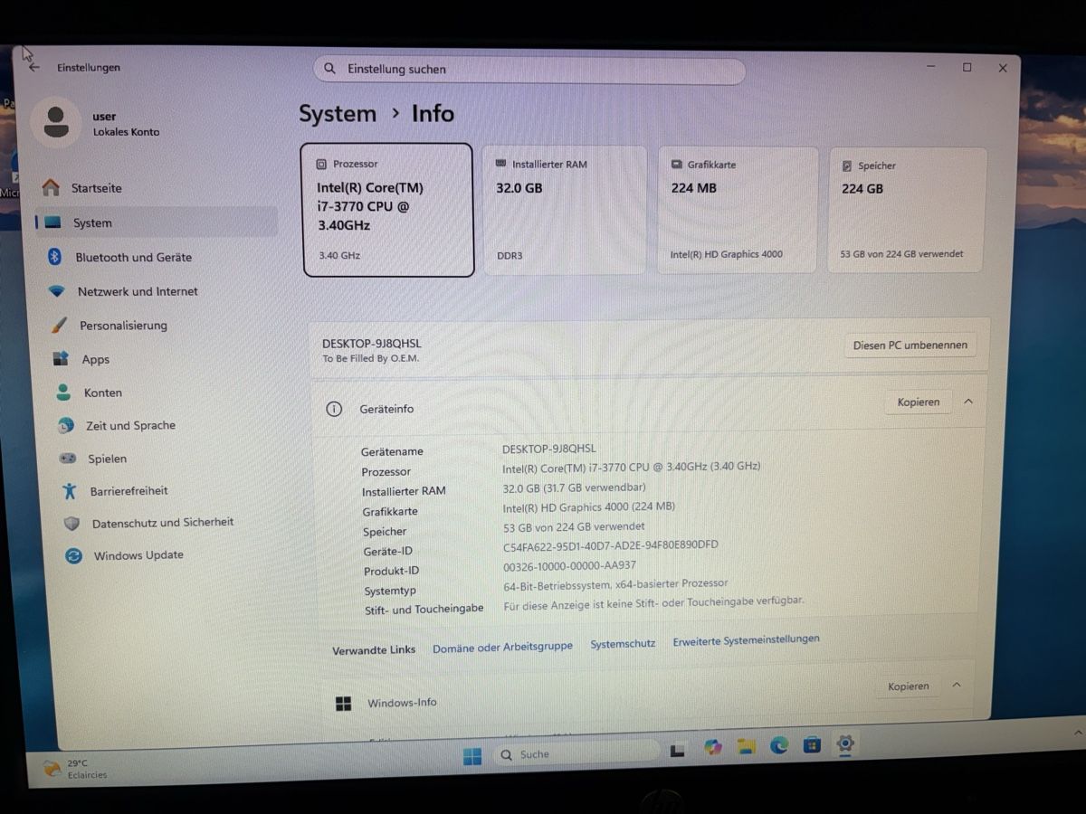 PC: Computergehäuse silber mit DVD-Laufwerk – Usato da Solothurn venduto da Jfk 5