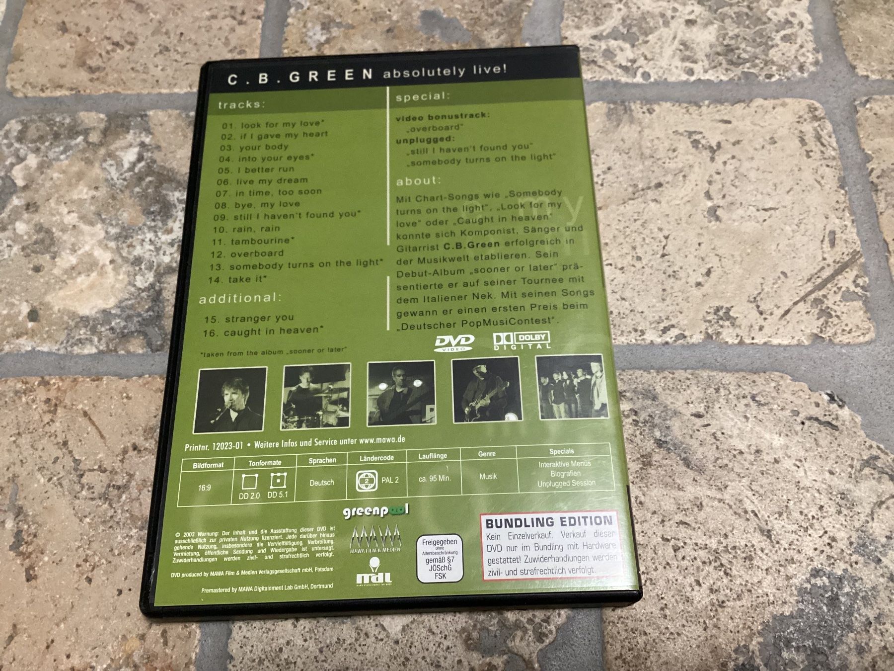 Alle DVDs: DVD, C. B. Green, absolutely live! – Gebraucht aus Mörschwil von Monzar 1