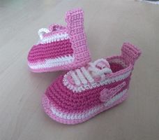 Baby-Schüehli pink-rosa-weiss_31