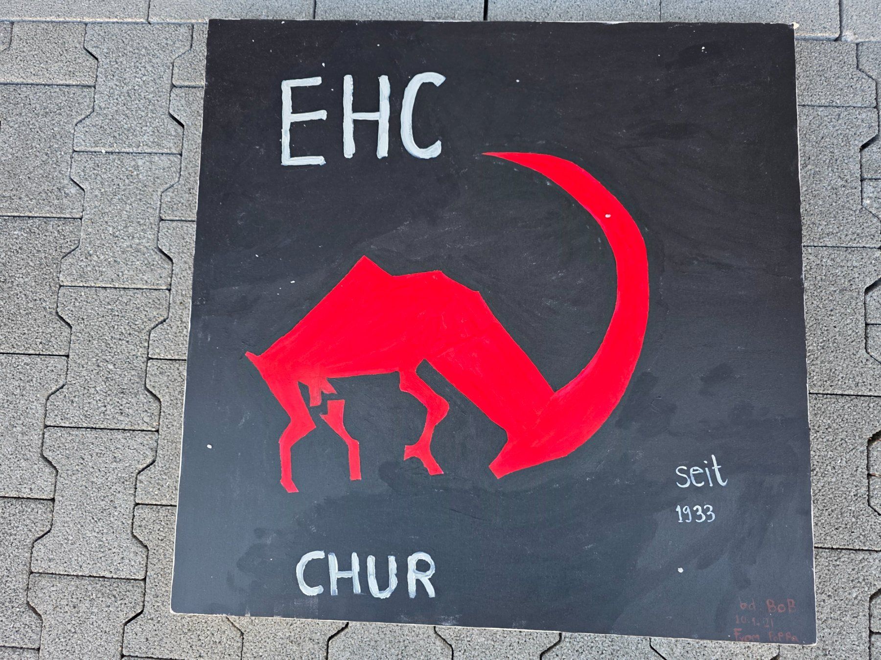 Dipinti: Gemälde EHC Chur – Usato da Walterswil BE venduto da Lonitti 3