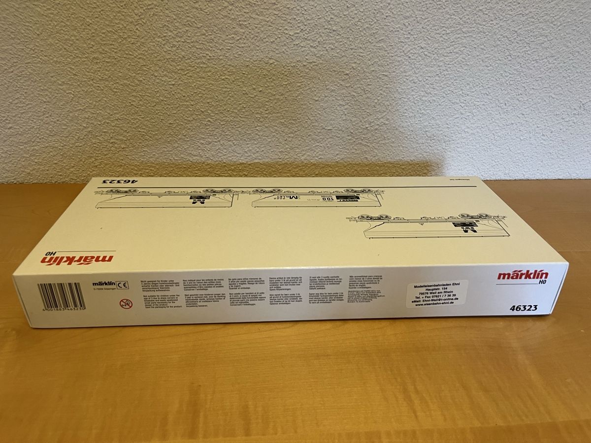 Märklin Modellini di ferrovie: Märklin 46323 - Millet Silowagen-Set – Usato da Rümlang venduto da Snejser 6