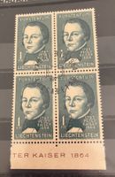 LIECHTENSTEIN Viererblock 1964  Peter Kaiser