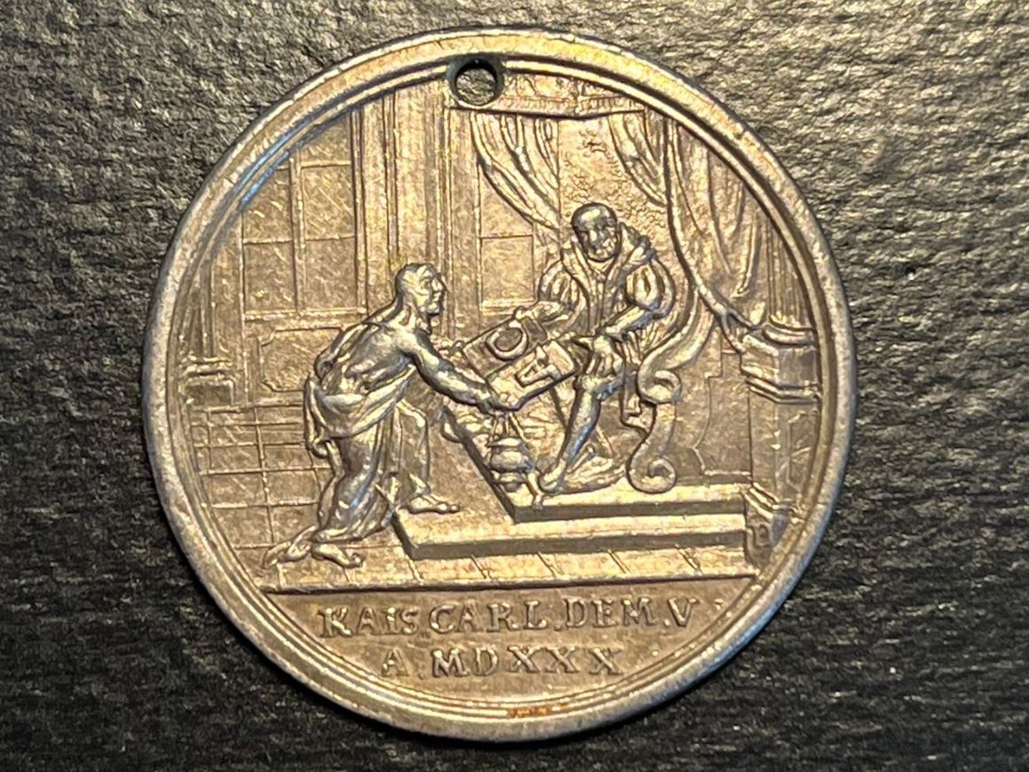 Medaillen: Antike Medaille Kaiser Karl V. 1530 – Gebraucht aus Dussnang von Hakuna_matata7