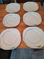 Meissen Porzellan Wellenspiel Waldflora 6 Platzteller