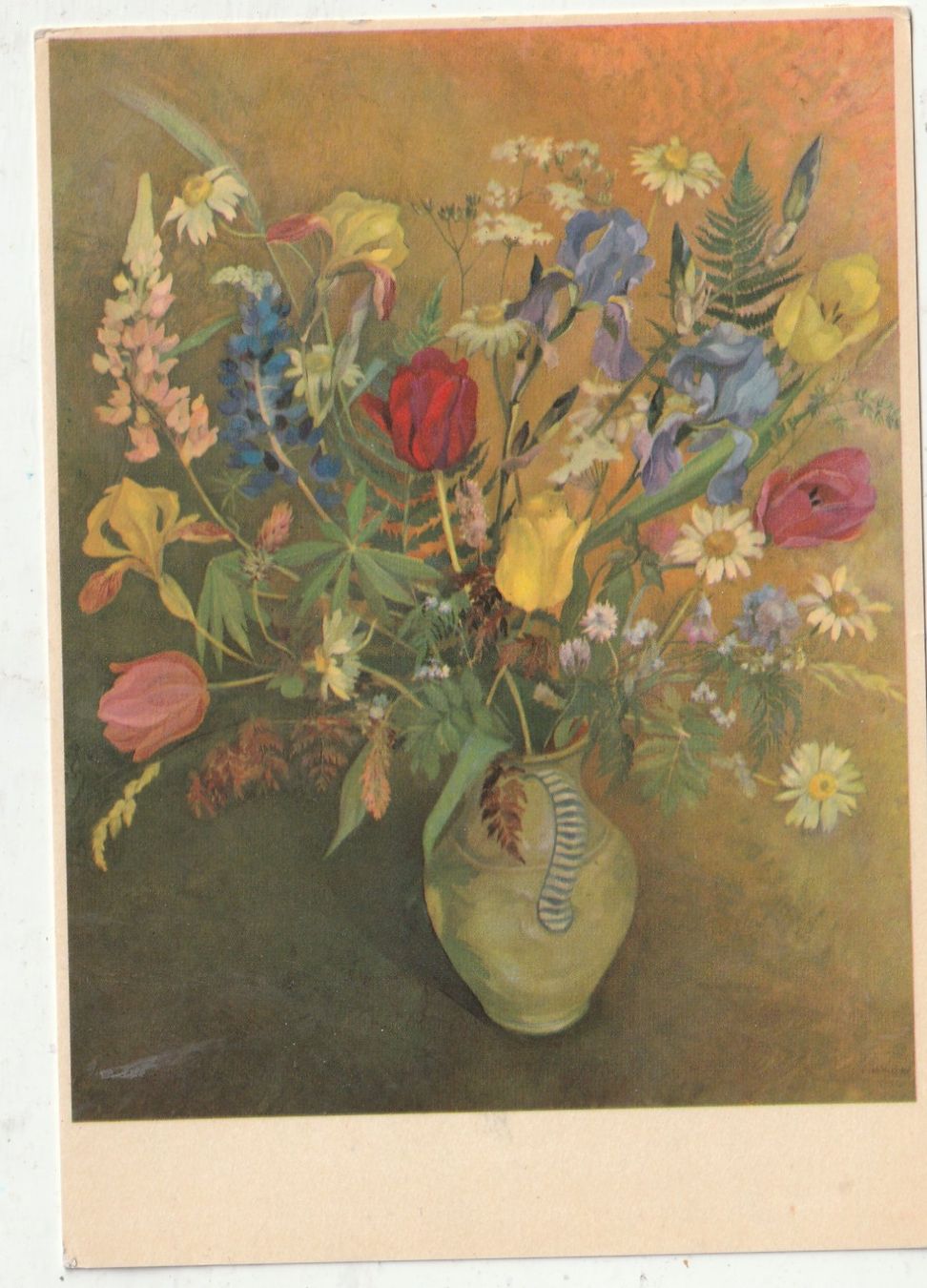 Cartes postales: Blumenkarte – D'occasion à Lumbrein par made02