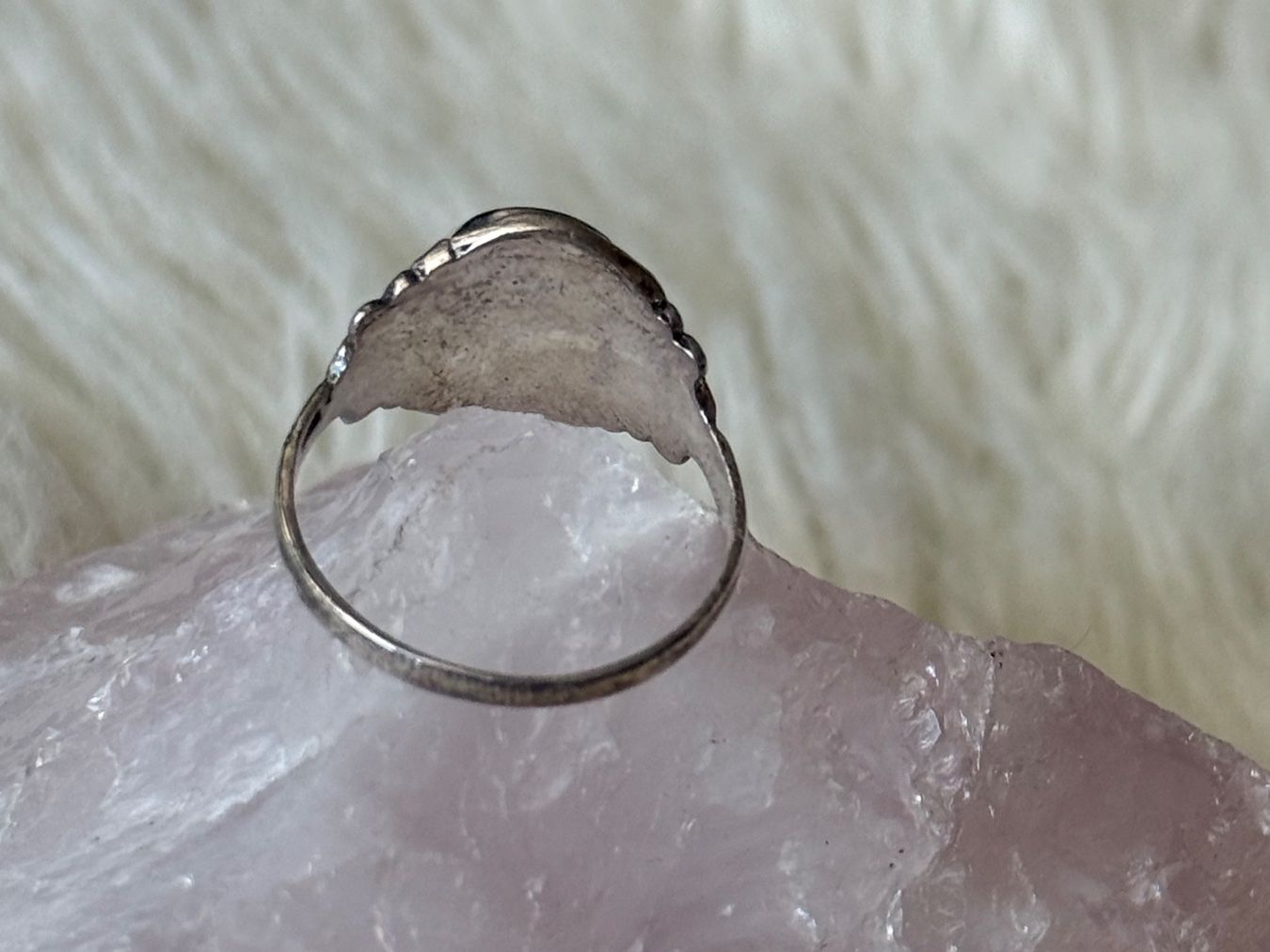 Anelli: Ring Silber 925 mit permlutfarbenem Stein – Usato da Istighofen venduto da Ringparadies 2