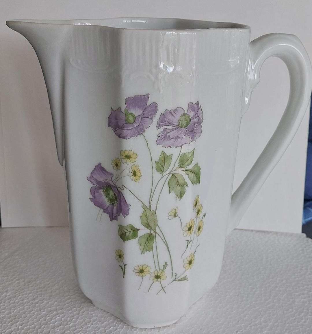 Teiere: POT  à LAIT - vintage - motifs fleurs – Usato da Delémont venduto da Domdom1