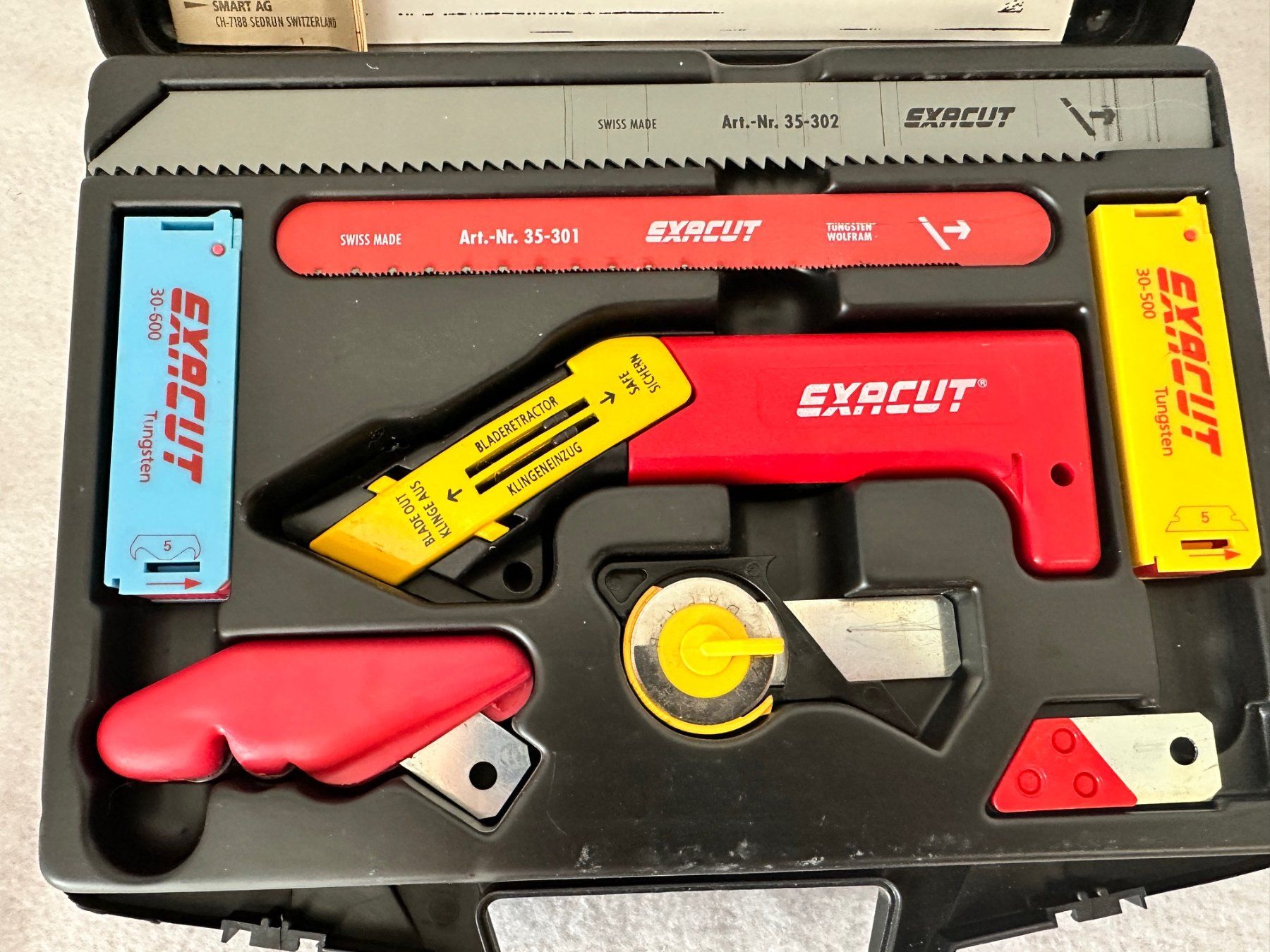 Tutti gli attrezzi: EXACUT - Schneid-Werkzeug-Set, Swiss Made – Nuovo (secondo la descrizione) da Auw venduto da beretta1966 2