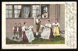 Appenzellerland, Trachtengruppe, Sticker