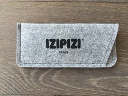 Brillen-Hülle/Etui 16.8 x 7.4 cm Filz grau