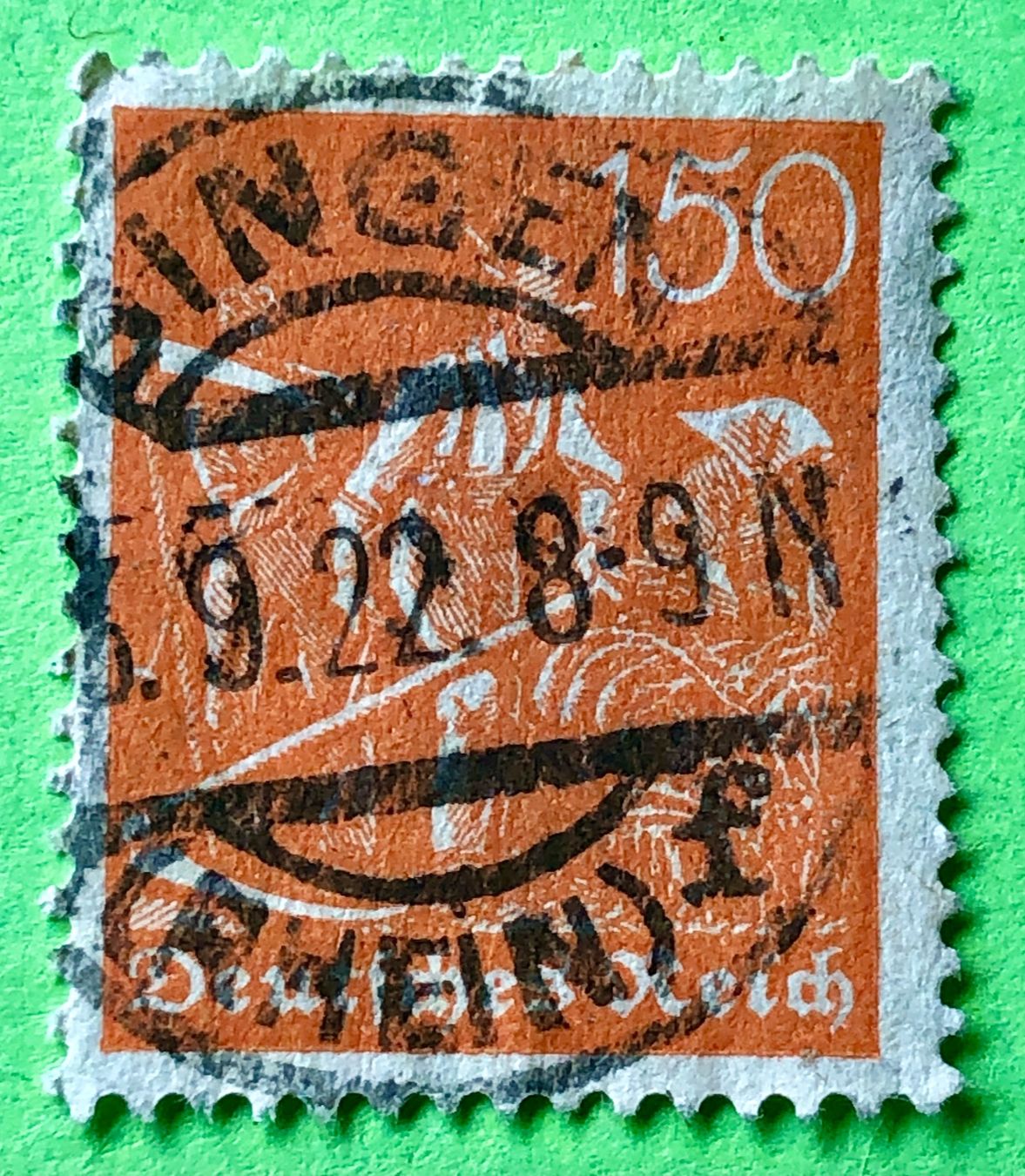Alle Briefmarken: Briefmarken aus Deutsches Reich gestempelt   – Gebraucht aus Aarau von Angi-007