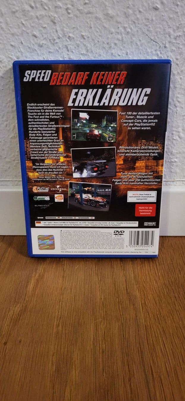Sony Giochi: PS 2 - The Fast and the Furious – Usato da Münsingen venduto da DigitaleSpielecke 1