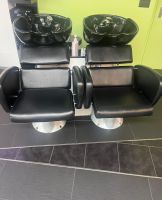 Friseur-Waschbecken mit Sessel