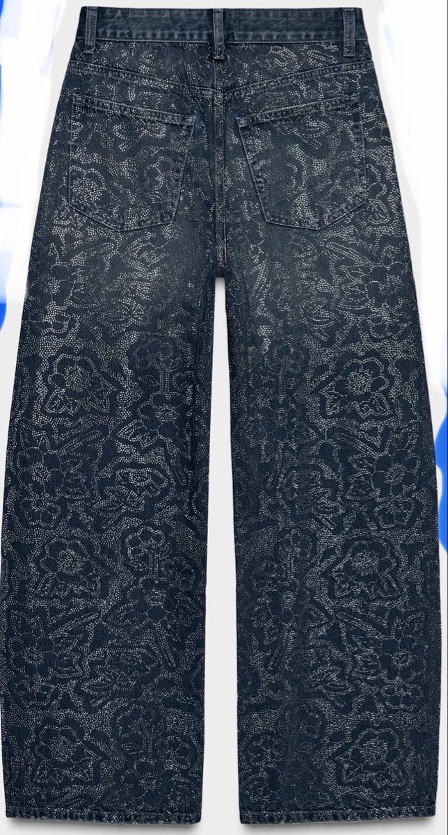 Zara Jeans: ZARA Jeans mit Glitzer-Muster – Usato da Zofingen venduto da sve_8l6g 2