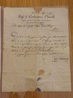 Antiker Brief 1843 Como Mendrisio Handschrift Italien