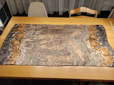 Fabric Frontline Seiden Foulard 66x133 cm