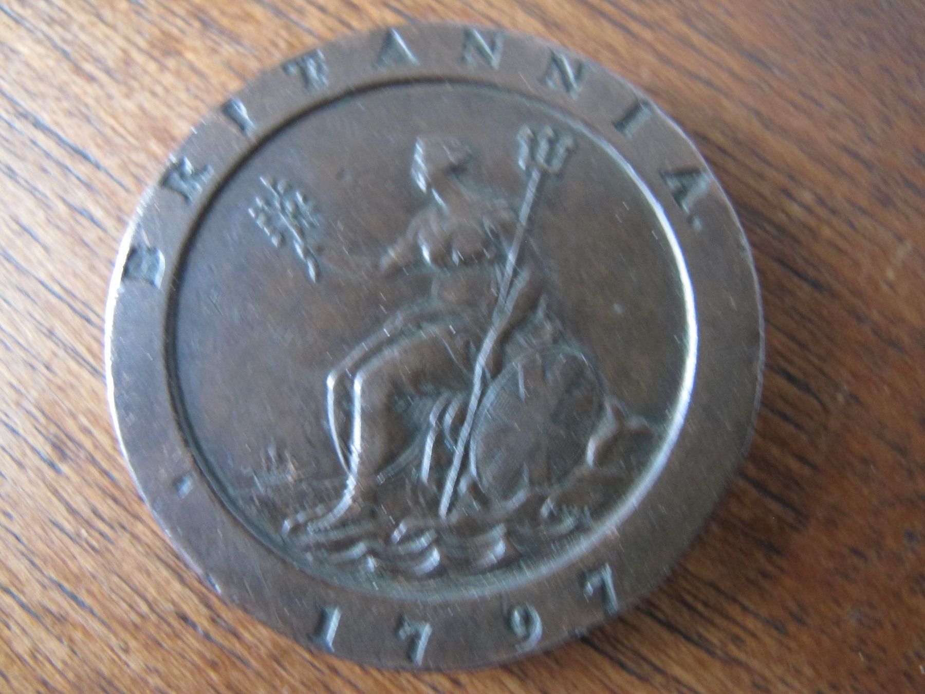 Tutti le monete: Georgius III D.G. Rex Britania 1797 – Usato da Wädenswil venduto da Turusukko 3