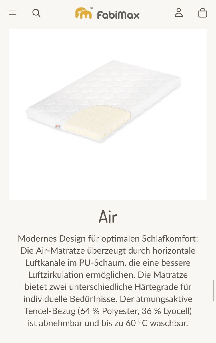 Letti: Fabimax Beistellbett Boxspring ganzes Set – Nuovo (secondo la descrizione) da Endingen venduto da Gk5543 4