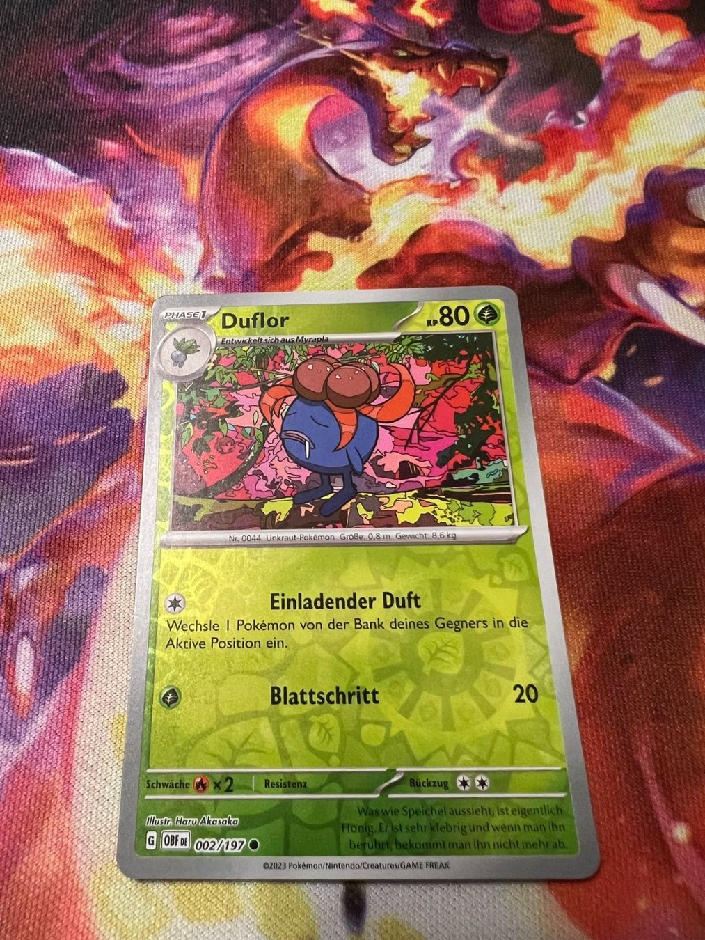 Pokémon Carte collezionabili: Duflor (OBF 002) / Reverse Holo / Obsidianflammen – Nuovo (secondo la descrizione) da Bülach venduto da CherryBlu