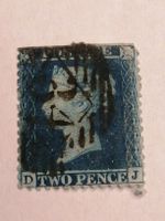 Two Pence Blue 1855 
