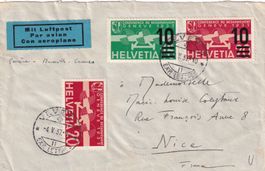 Flugbrief 4.V.37, Ligne Genève - Marseille - Cannes