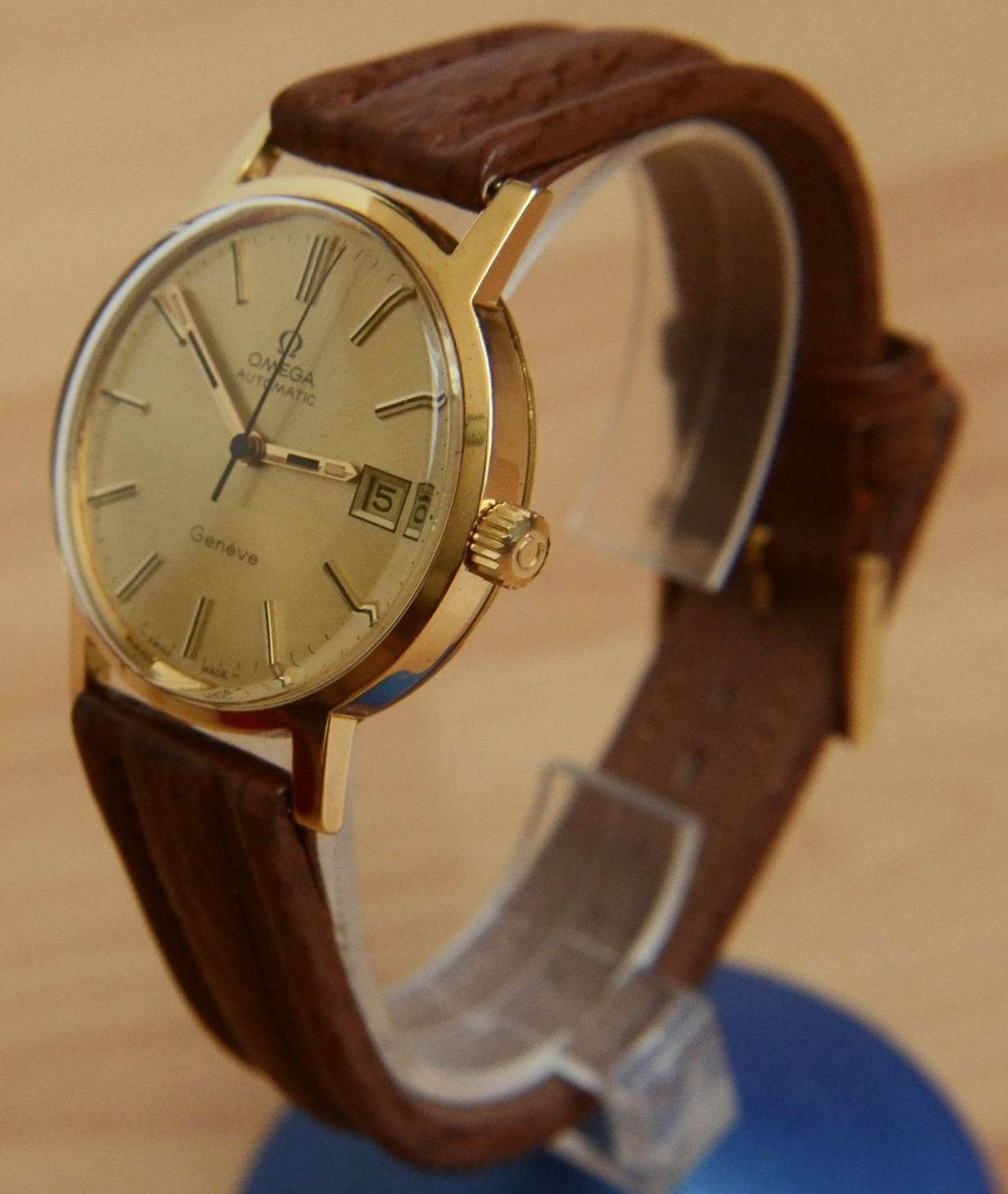 Omega Orologi: Omega Automatic Herrn Uhr Gold 18k – Usato da Matzendorf venduto da BTCSwisswatcher 1