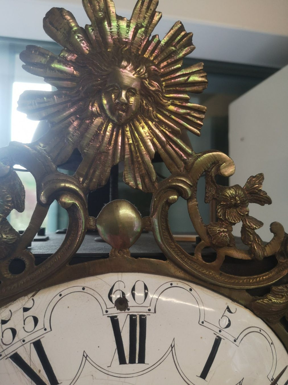 Orologi da terra & Orologi da parete: Très  ancienne belle comtoise Soleil – Usato da Boudry venduto da Philippe5161 5