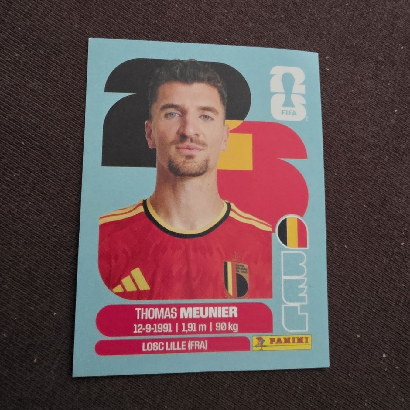 Panini Sammelbilder & Trading cards: Panini BEL8 Thomas Meunier – Neu und originalverpackt aus Buchs AG von wickyjen88