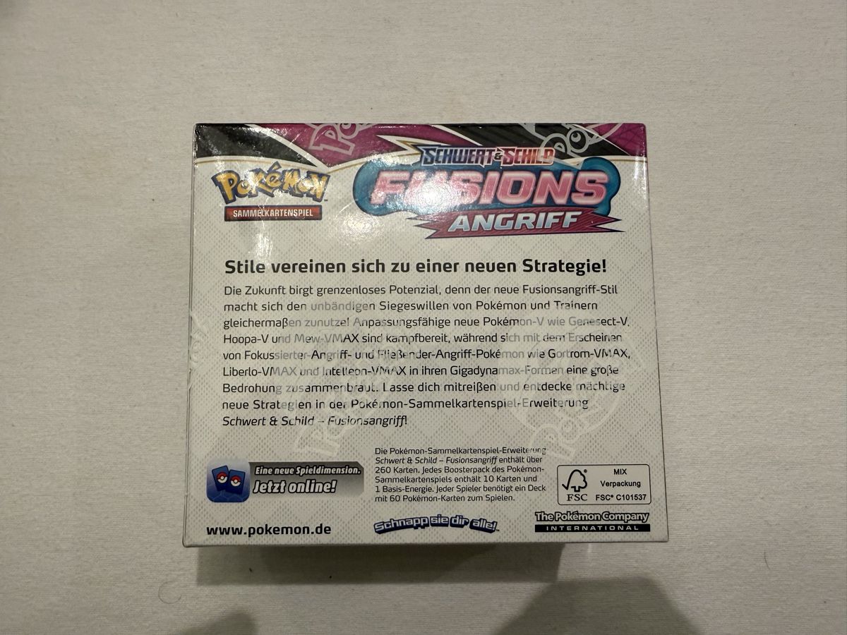 Pokémon Carte collezionabili: Pokemon Display Fusions Angriff – Nuovo e nell'imballaggio originale da eglisau venduto da schmied1992 2