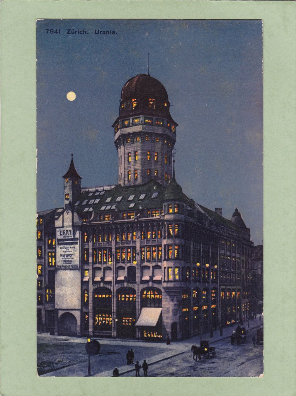 Cartoline postali: Zürich Urania 1926 – Usato da Herisau venduto da Lisegrat2008