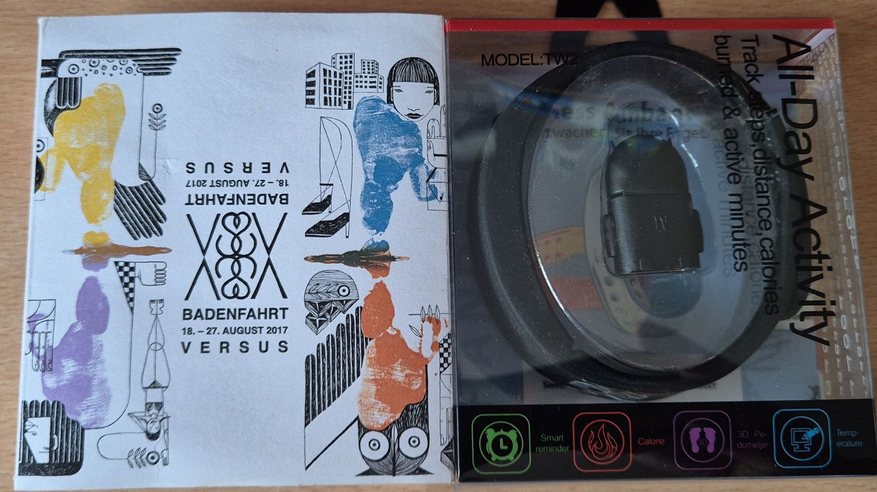 Uhren: Neuer Activity Tracker - BadenFahrt 2017 Versus V&V Souvenir – Neu (gemäss Beschreibung) aus Dällikon von Xilef1978