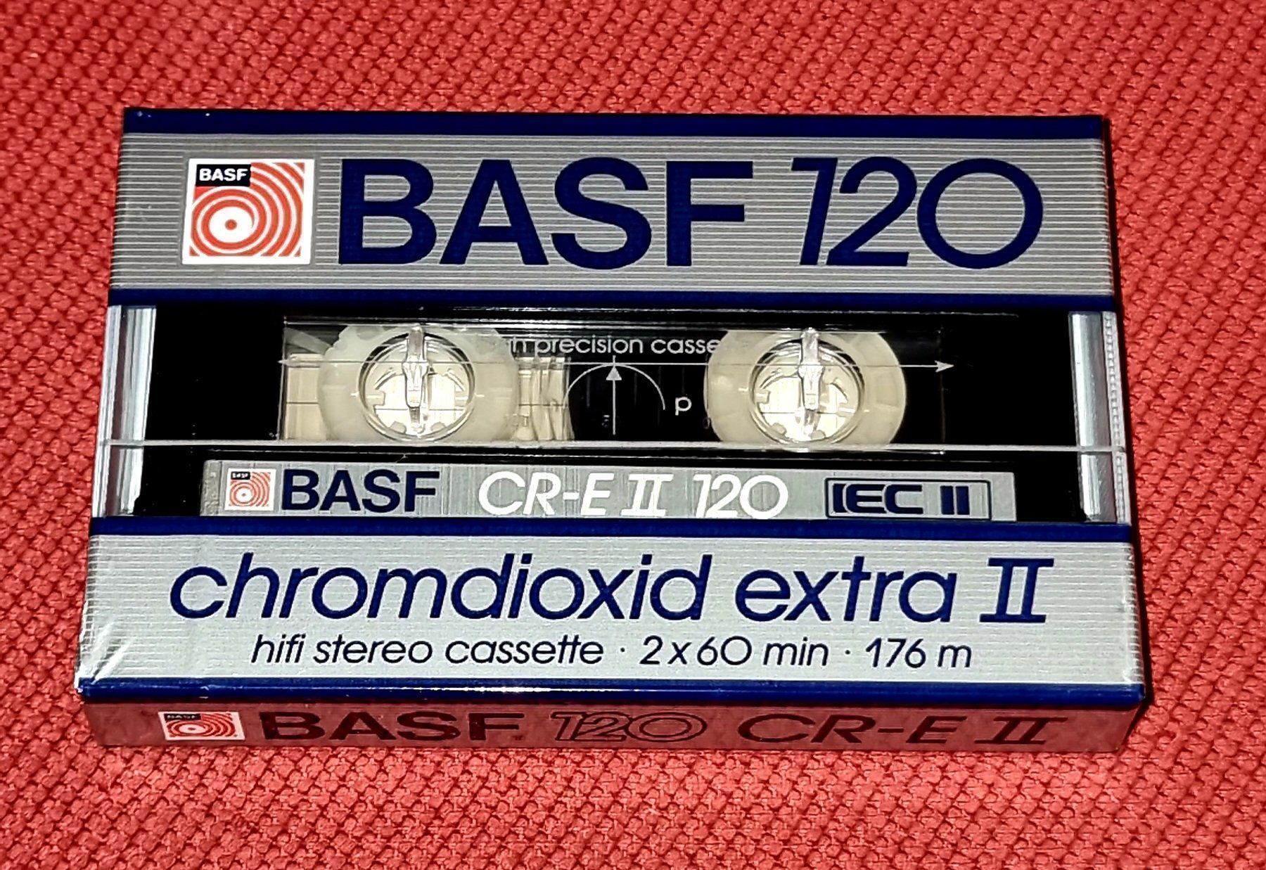 Musicassette: Curious&special BASF "120 chromdoxid extra II" – Nuovo e nell'imballaggio originale da LAUSANNE venduto da Mistersound