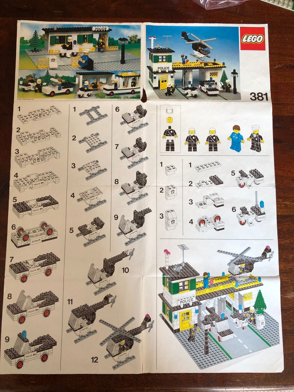 Lego Giocattoli: LEGO VINTAGE 381 Polizeistation 1979 – Usato da Möriken AG venduto da Ur_freak 5