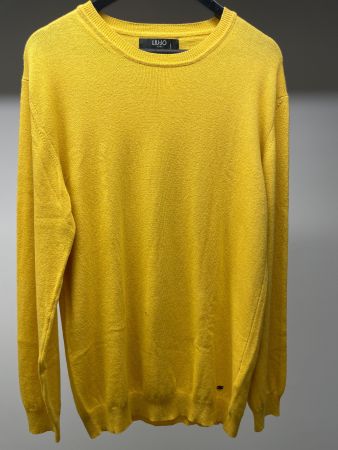 Herren Designer Pullover Marke Liu Jo Gr. 2XL/Gelb/Neu