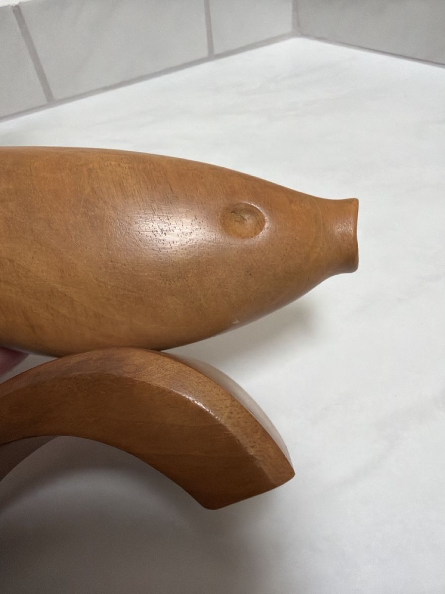 Sculture & Statue: Fischskulptur aus Holz, Vintage. – Usato da Biberist venduto da Momo33 2