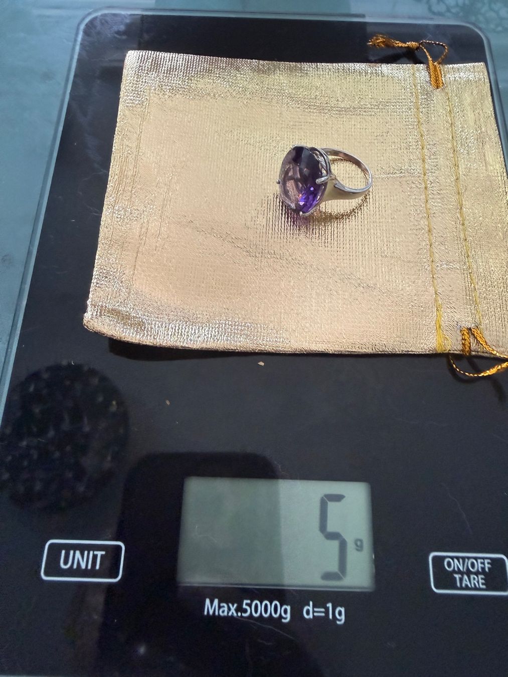 Anelli: 20 CT Amethyst Silver Ring sz 52, new – Nuovo e nell'imballaggio originale da Baar venduto da MariaL07 2