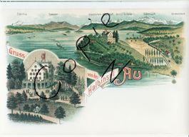 Gruss von der Halbinsel Au  - (um 1900)