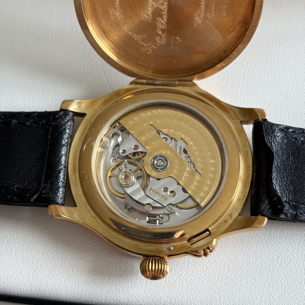 Longines Orologi: Longines Hour Angle 18K Gold Automatic 989.5216 – Usato da Winterthur venduto da LaBodega 8