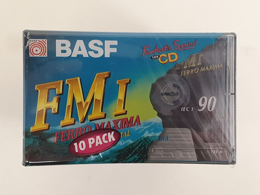 BASF FM1 FERRO MAXIMA 90mn cassette audioneuve - Photo, audio & vidéo
