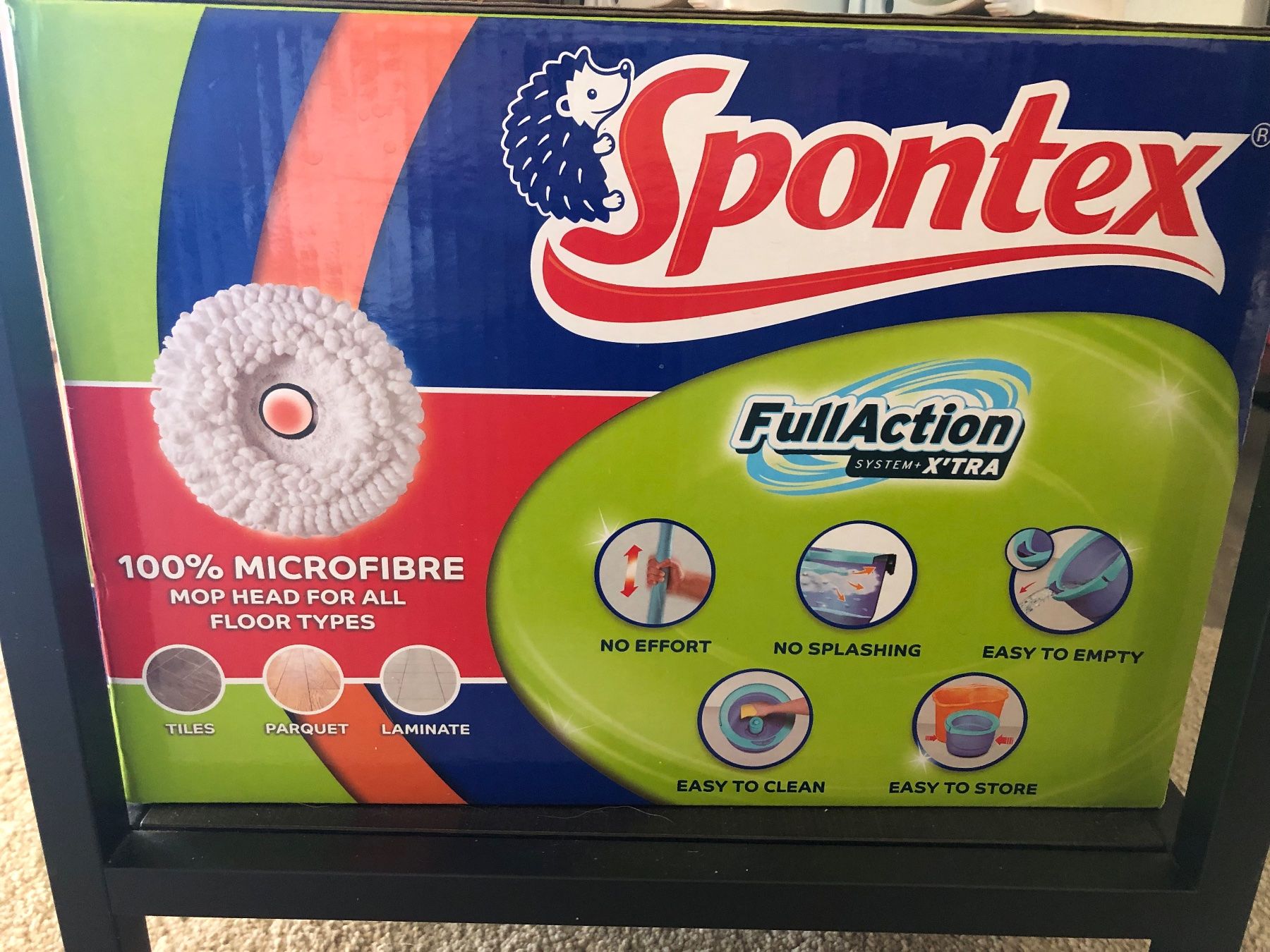 Sonstige Reinigungsgeräte: SPONTEX Wischmopp serpillère Seau essoreur rotatif – Gebraucht aus St-Aubin FR von Tiweety 4