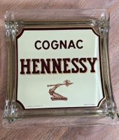 Seltener Zahlteller "COCNAC HENNESSY" Glas 50er-Jahre Top!