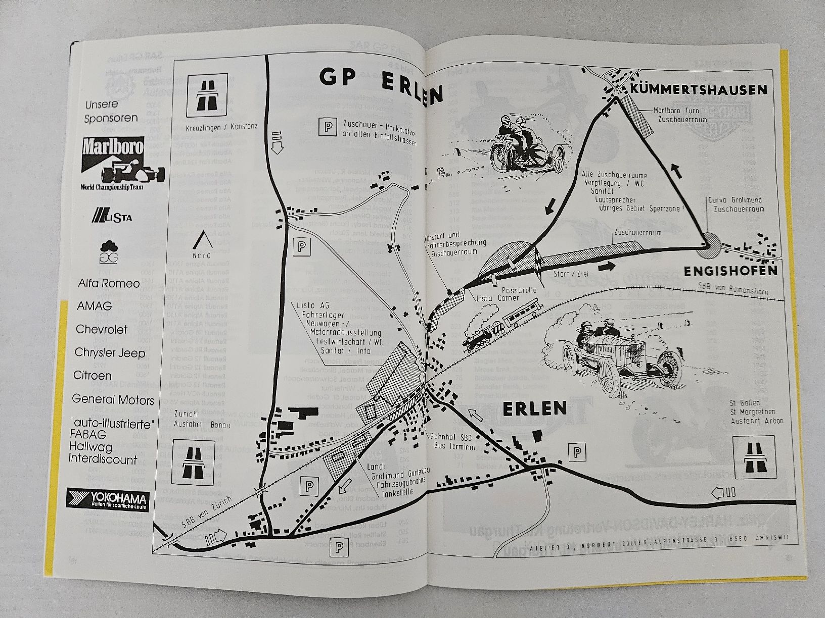Riviste & Magazine: GP Erlen 1993 – Original Rennprogramm / Heft – Nuovo (secondo la descrizione) da Wangen SZ venduto da Auction-Sea 4