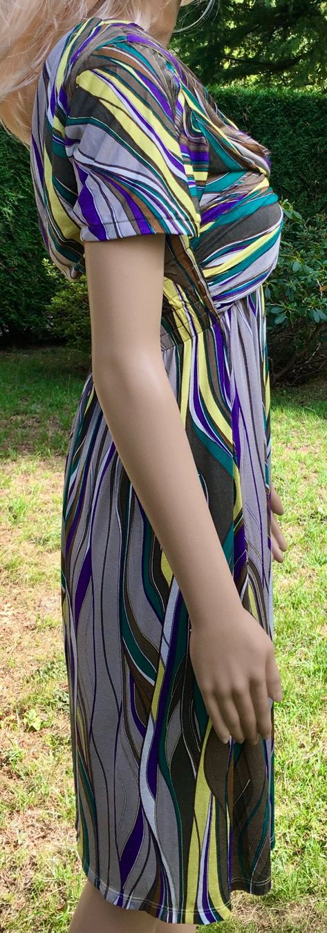 Max Mara Vestiti: Robe d'été colorée Max Mara Studio, Italie. Taille M – Usato da Chêne-Bougeries venduto da Vintage-Era 2