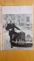 Christopher Walken, Original Autogramm auf Grossfoto in s/w