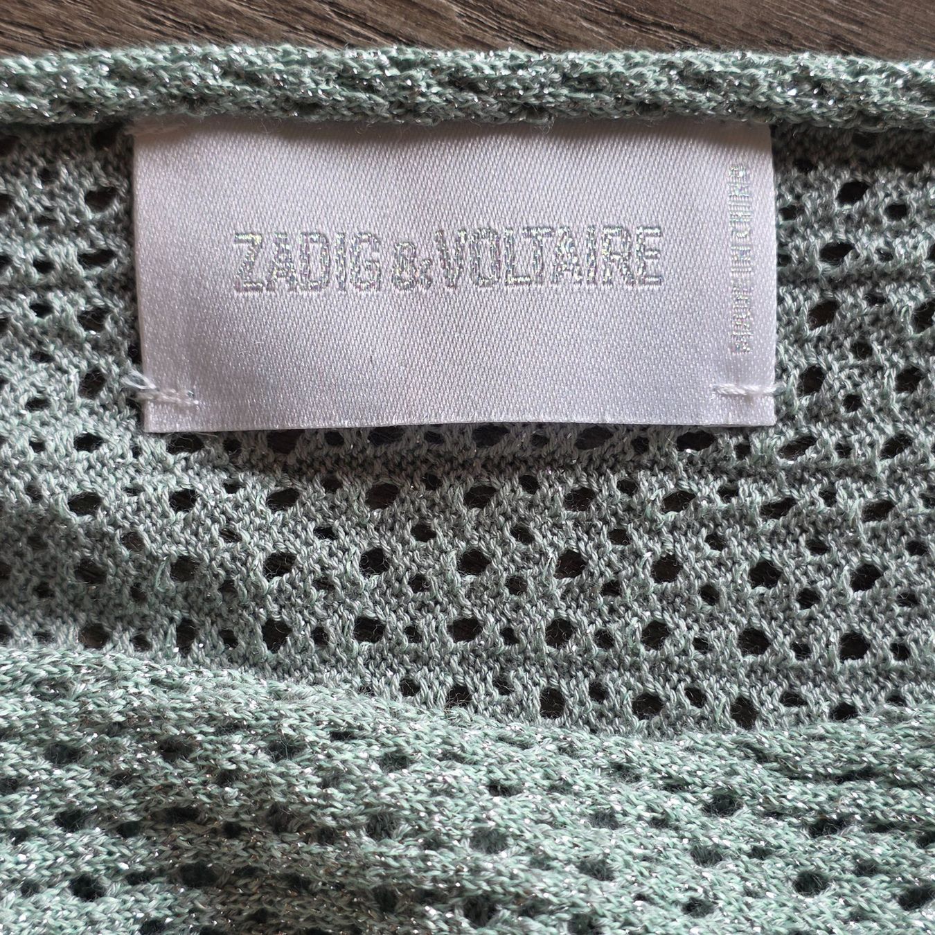 Maglioni & Felpe: 🐸 ZADIG & VOLTAIRE PULLOVER SILBER & MINT M LOCHSTRICK – Nuovo (secondo la descrizione) da Môtier (Vully) venduto da Frogs 6