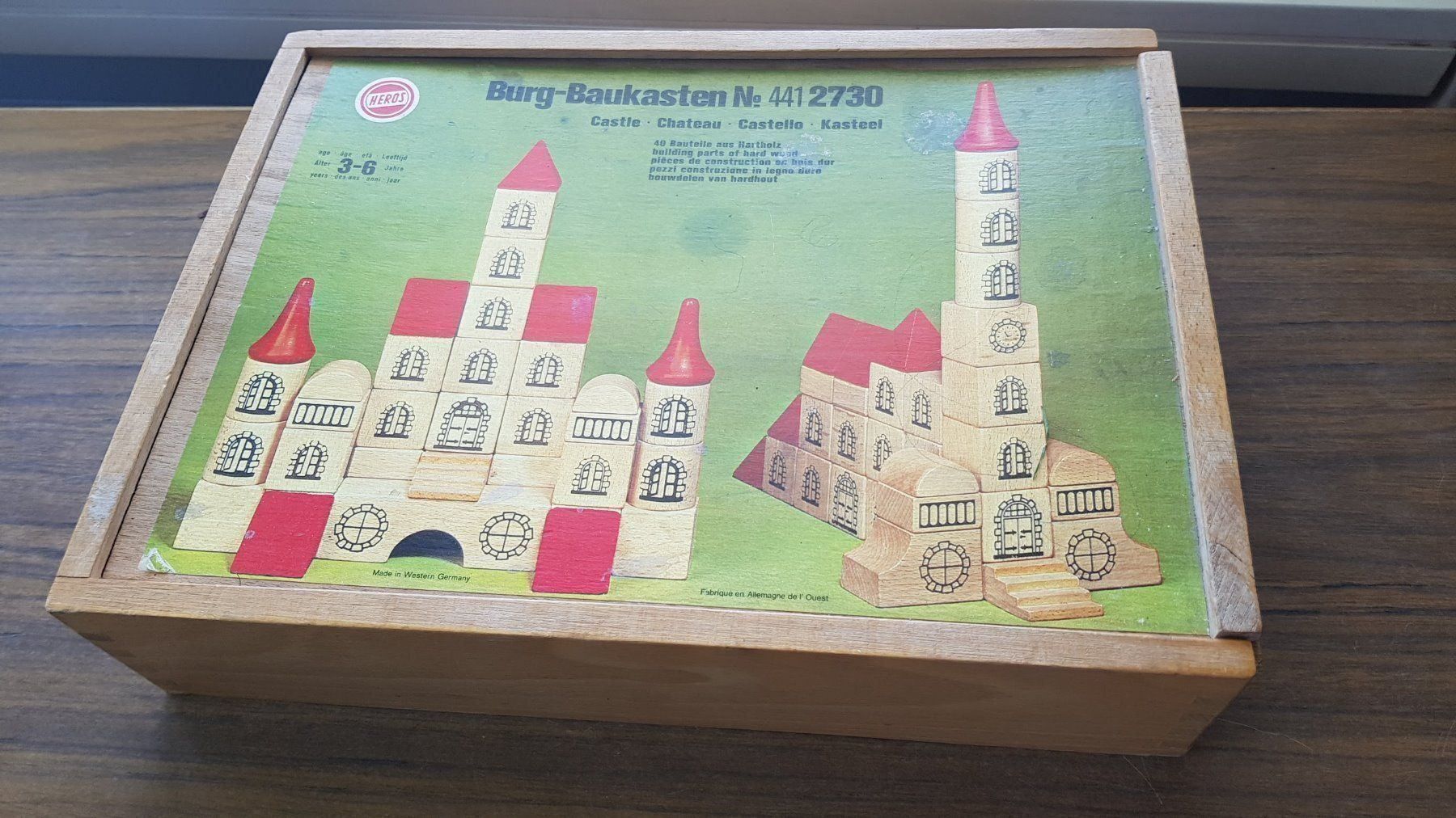 Kit di costruzioni: Baukasten Holz 1960er – Usato da Mörschwil venduto da antiksalon 3