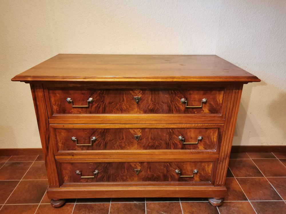 Vintage Kommode mit 3 Schubladen 103x78x58cm Massiv Holz (Gebraucht) in ...